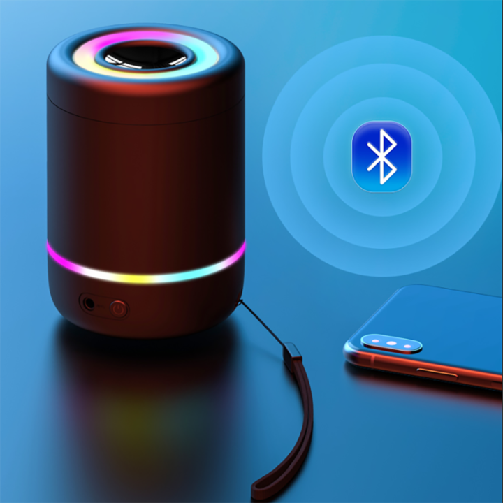 hot-wireless-bluetooth-speaker-ลำโพงขนาดเล็กแบบพกพาพร้อมไฟ-usb-drive-plug-and-play-3d-surround-sound-mini-bluetooth-speaker