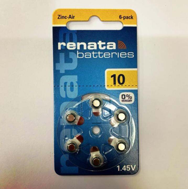 ถ่านเครื่องช่วยฟัง-renata-za10-ของแท้