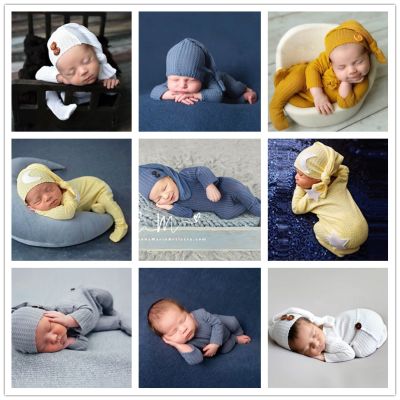 Baby Costume Article Photography Accessories Maternity Outfit 0 Months Newborn Set For Shooting Props Bebe Clothes Infant Romper Sets  Packs