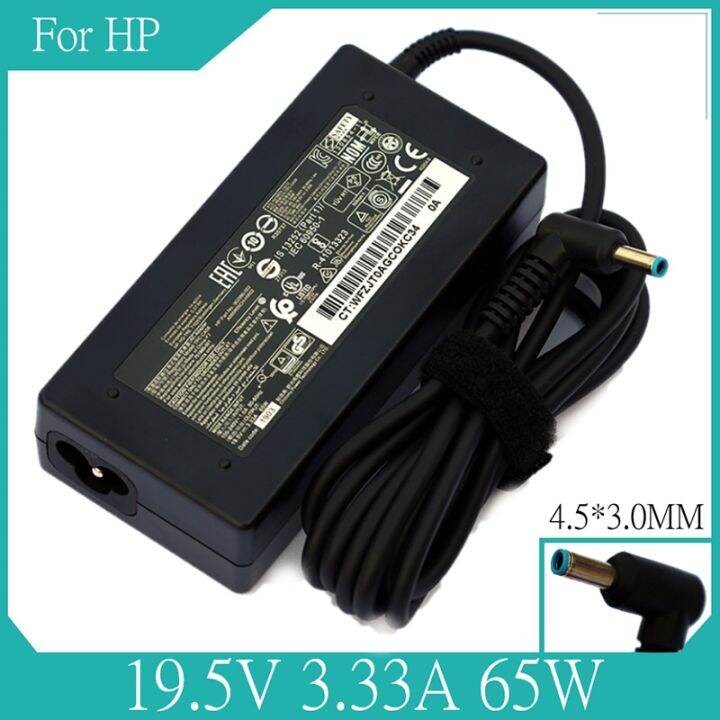 hp-ที่ชาร์จอะแดปเตอร์สำหรับพลังงานแล็ปท็อปแบบใช้ได้ทั่วไป19-5v-65w-3-33a-tpn-c116-c112-f113-c125-c117-q129-q130-q117-q140-yuebian-q159