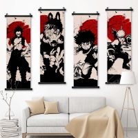 Anime Canvas Hd Print Picture My Hero Academia Wall Art Todoroki Shoto Painting Midoriya Izuku Hanging Scrolls Poster Home Decor