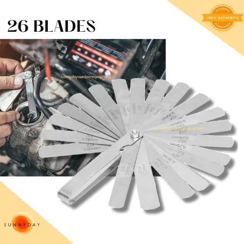 Feeler Gauge 26 Blades Leaves Multi Functional Lazada PH