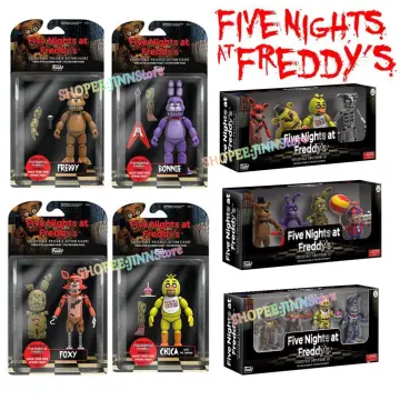 15cm FNAF Figures Freddy Bonnie Foxy Chica Fazbear Bear Action