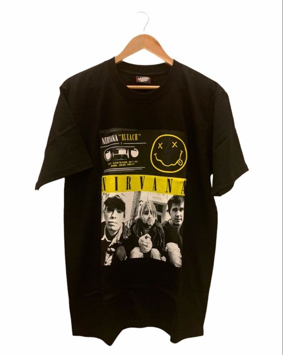 เสื้อวงดนตรีnirvana-สีดำ-เสื้อวง-เสื้อทัวร์-เสื้อวินเทจ-เสื้อผ้าแฟชั่นชาย-หญิง-สตรีท-ราคาถูกมาก-พร้อมส่ง