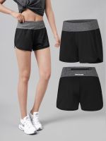 Sports shorts womens loose casual all-match summer quick-drying running fitness pants outerwear large size high waist yoga pants thin