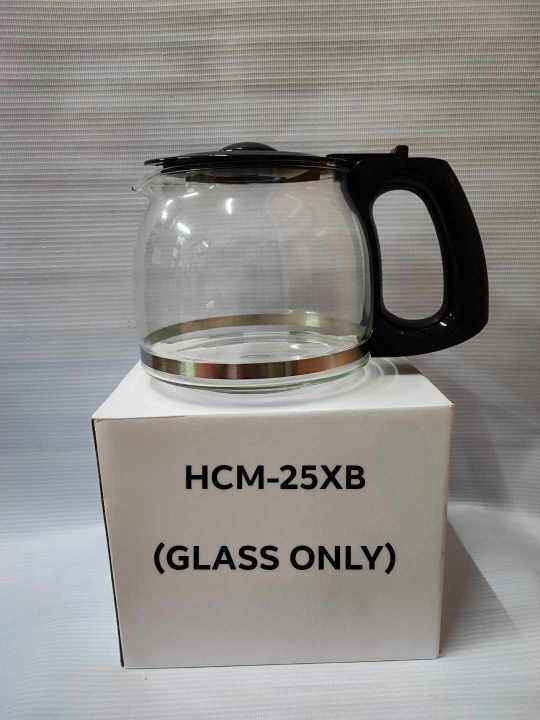 Replacement Glass Carafe ONLY for HANABISHI HCM25XB Coffee Maker