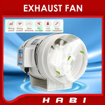 6 Inch Powerful Kitchen Portable Exhaust Fan Pipe Extractor Air
