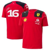 卐 2023 Newest F1 Racing Suit Ferrari Team F1 jersey Unisex Summer Short Sleeve T-Shirt