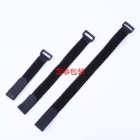 10pcs/lot Black Reusable Nylon Self Adhesive Hook and Loop Cable Cord Ties Tidy Straps PC TV Organiser 20-60cm Length 2cm Width