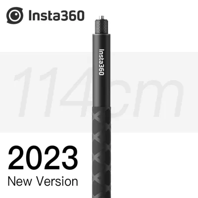 ไม้เซลฟี่ Insta360 114ซม. ที่มองไม่เห็นสำหรับ X3 Insta360/หนึ่ง X2 /Rs/go 2ชอล์กฝนหัวคิวไม้บิลเลียดเซลฟี่ต้นฉบับ2023เวอร์ชันใหม่