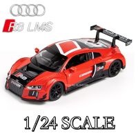 ACCA 124 AUDI R8 LMS Racing ของเล่น Supure รถรุ่น Alloy Diecast Sound Light จำลอง Scale รถของเล่นสำหรับชายคอลเลกชัน GiftM