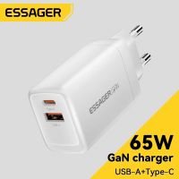 Essager 65W GaN USB C Charger PD QC 4.0 3.0 Type C Quick Charge For Samsung iPhone 14 13 Pro Phone MacBook Laptop Fast Chagers