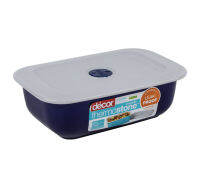 กล่องถนอมอาหาร T STONE REALSEAL 1.8L NAVY(DECOR)