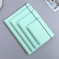 A6/A5/B5/A4 PP Spiral Notebook Travel Diary Weekly Binder Notepad Lattice Grid Planner Organizer Stationery School Supplies Note Books Pads