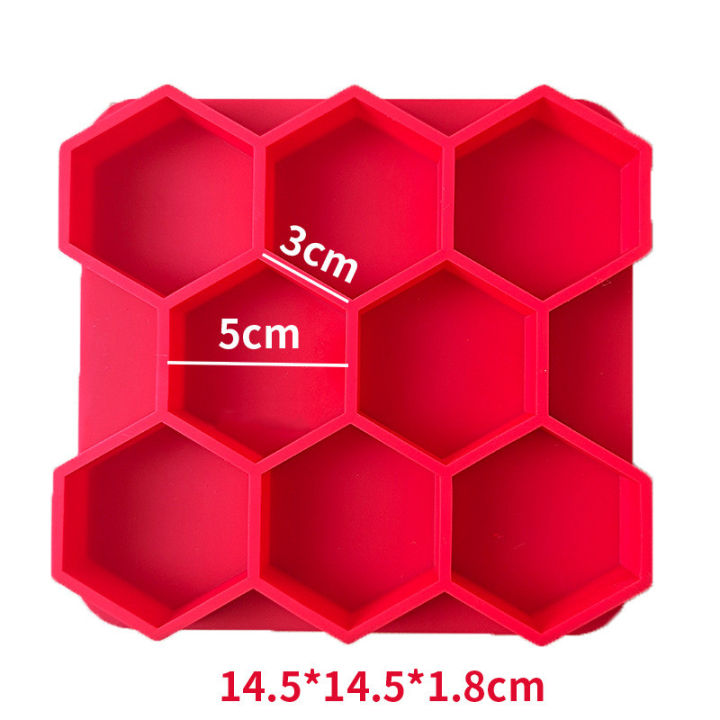 innovative-silicone-cook-press-hexagonal-meat-pie-mold-honeycomb