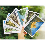 6 Thiệp Postcard Kỳ Quan Thế Giới - Nhà Sách Á Châu Books