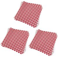 300 PCS checkered deli candy basket liner Food Wrap Papers, Fat Repellent, Sandwich Burger Packing, Red and White