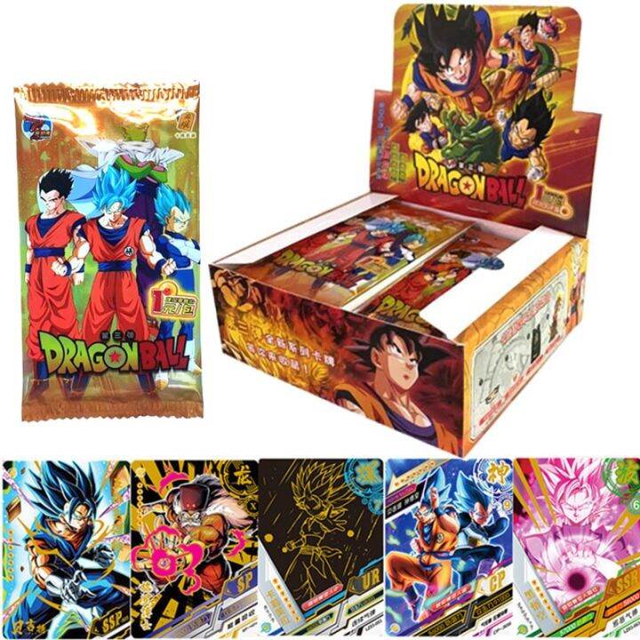 Dragon Ball Z Edition Anime Figures Hero Card Son Goku Super Saiyan ...