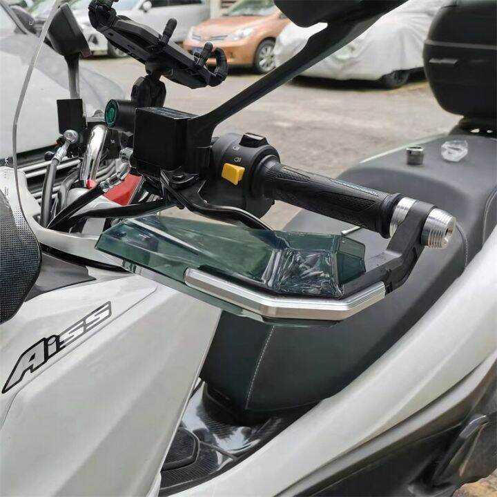 สำหรับ-kymco-downtown-125-200-250-300-i-350i-k-xct-300-xciting-250-300-400-i-ปีโล่เครื่องป้องกันป้องกันมือ-windshi