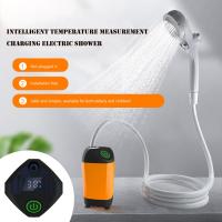 【LZ】✉  Bomba de chuveiro elétrica portátil IPX7 impermeável fácil de usar caminhadas camping mochila viagem praia pet