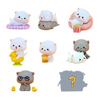 Mitao Honey Peach Cat Blind Box 2 Toys Let Love Go First Series Doll Lucky Mystery Box Figure Model Office Ornaments Gift