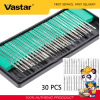 Vastar 30ชิ้นElectroplatedเพชรเสี้ยนแกะสลักใบมีดสำหรับบดหัวชุดบิต