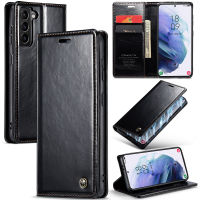 Galaxy S21 5G Case, WindCase PU Leather Cover Magnetic Closure Flip Wallet Card Slots Stand Case for Samsung Galaxy S21 5G