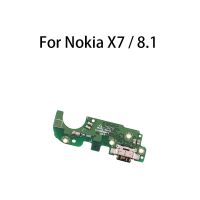 (Original) USB Charge Port Jack Dock Connector Charging Board Flex Cable For Nokia X7 / 8.1 Wall Chargers