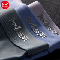 MiiOW 3pcs L-5XL Men Boxer Shorts Graphene Antibacterial Ice Silk Underwear Man Boxershorts Seamless Breathable Male Panties