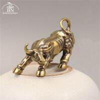 【CC】☞  Bullfighting Figurines Keyring Hanging Jewelry Metal Car Chain Pendants Trinkets