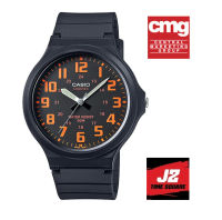 แท้ 100% กับ Casio MW-240-4B Casio กันน้ำลึก 50 เมตร สายเรซิน กล่องคู่มือพร้อมใบรับประกัน 1ปี  ประหนึ่งซื้อจากห้าง