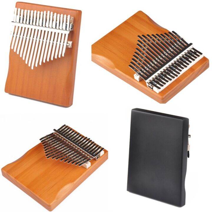 เปียโน-kalimba-thumb-17คีย์เปียโนนิ้วแบบพกพาของขวัญสำหรับเด็กผู้เริ่มต้นอุปกรณ์เล่นเปียโนนิ้วหัวแม่มือกระดานเดี่ยว