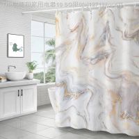 【CW】❖✺✶  Marble Shower Curtains Abstract Striped for Luxury Curtain