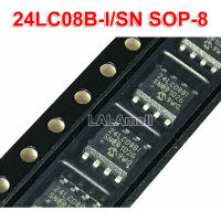 10ชิ้น SOP8 24LC08B 24LC08BI 24LC08B-I/SN 24LC08B-I SOP-8 24LC08 24LC088 24LC08BISN IC ชิปความจำ SMD ของแท้ใหม่