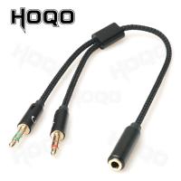 3.5mm Jack Microphone Headset Audio Splitter Cable Female to 2 Male Headphone Mic Aux Extension Cables For phone Computer Cabo Headphones Accessories