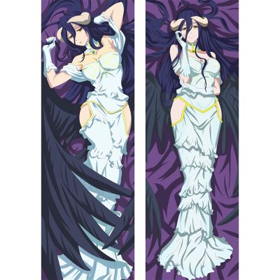 ใหม่ ปลอกหมอน ลายตัวละครอนิเมะ Albedo Overlord Dakimakura ขนาด 60x180 ซม. สําหรับคอสเพลย์ กอดตัว