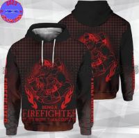 Xzx180305  Firefighter Custom Text All Over Print hoodies For Men &amp; Women CN1340 (Private Chat Free Name&amp;Logo Change)