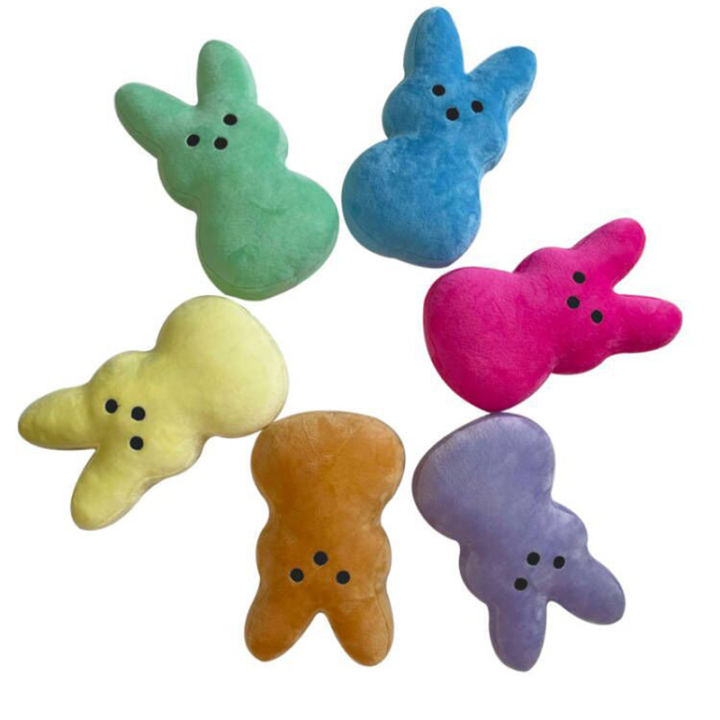 born-peeps-just-easter-bunny-plush-rabbit-yellow-blue-stuffed-marshmallow-soft