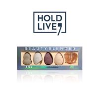 ฟองน้ำแต่งหน้า HOLDLIVE MULTIFUNCTIONAL BEAUTY มี4 แบบใน 1 เซต+ที่วางฟองน้ำ