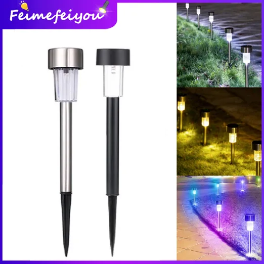 stainless steel solar outdoor lights