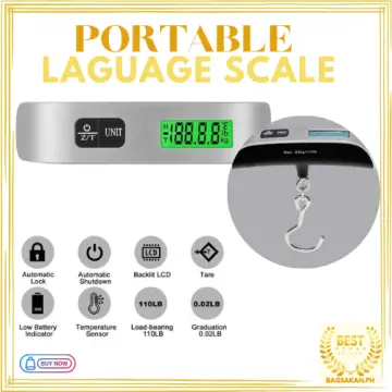 Luggage Scale 50kg/110LB, TXY Portable LCD Display Electronic