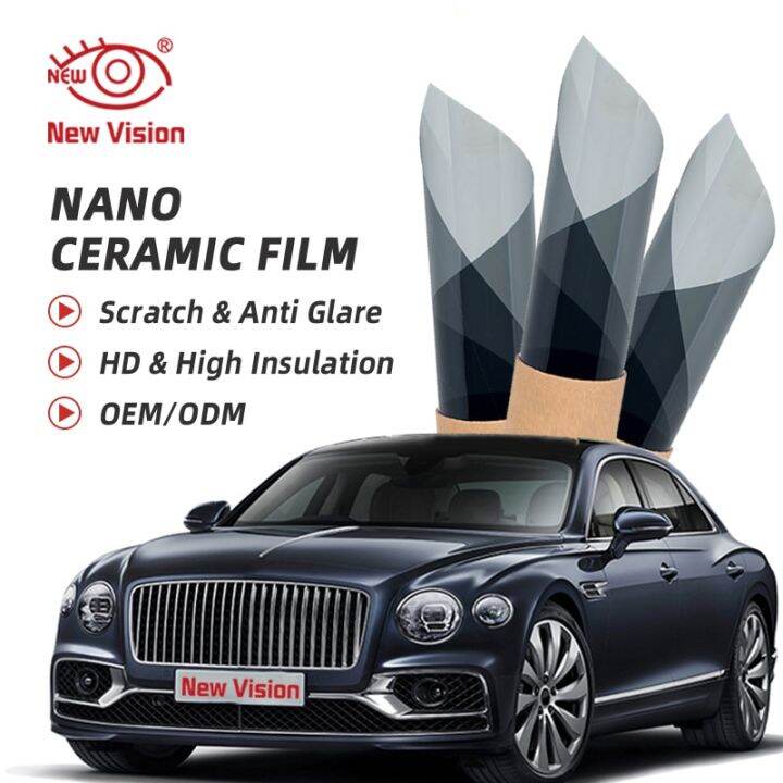VLT30 car window tint sun tint IR80 Heat Insulation black selfadhesive nano ceramic solar car