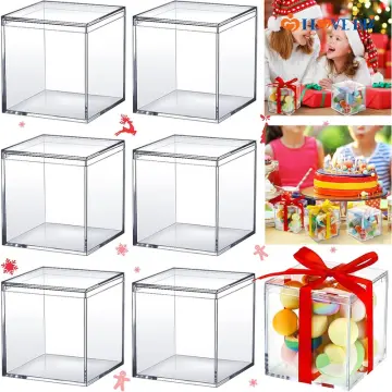Square Acrylic Storage Container, Cube Small Candy Clear Acrylic Box -  China Acrylic Display and Acrylic Box price