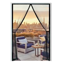 Magnetic Door Custom Size Net Curtain Fly Insect Closing Invisible Mesh indoor living room