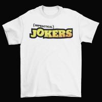 ใหม่ Impractical Jokers เสื้อยืดผู้ชายตลกทีวี Sal Joe Q Murr โลโก้ตลกแฟชั่น Tshirt