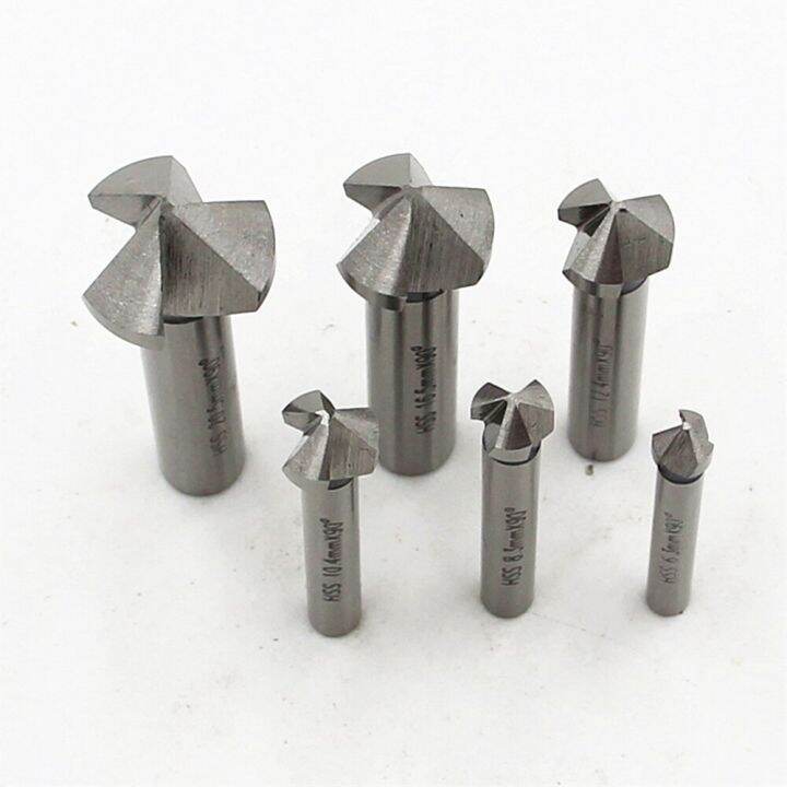 dhh-ddpj6pcs-speed-drills-titanium-3-flute-90-degree-hss-metals-titanium-three-edge-chamfer-chamfering-drill-bit-set-drilling-mill-drill