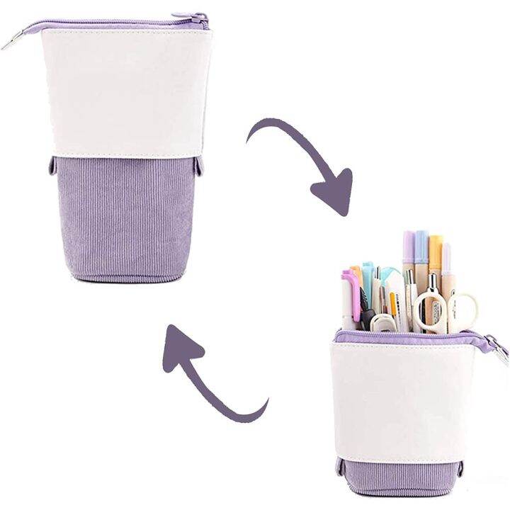 Stand Up Pencil Case Standing Pencil Holder Transformer