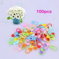 20/50/100Pcs Crochet Locking Stitch Markers Mixed Color Plastic Knitting Needles Crochet Hooks Knitting Tools Needle Clips