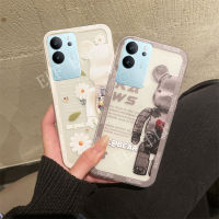 เคสโทรศัพท์โปร่งใสแฟชั่นใหม่สำหรับ VIVO V29 5G เคส TPU แบบนิ่มซิลิโคนใสเคสโทรศัพท์ V29 Vivo 5G VIVOV29 5G