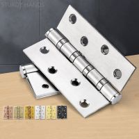 4/5 Inches Stainless Steel Silent Bearing Hinge High Quality Thickened Furniture Hinge Kitchen Cabinet Door Hinges Home Hardware